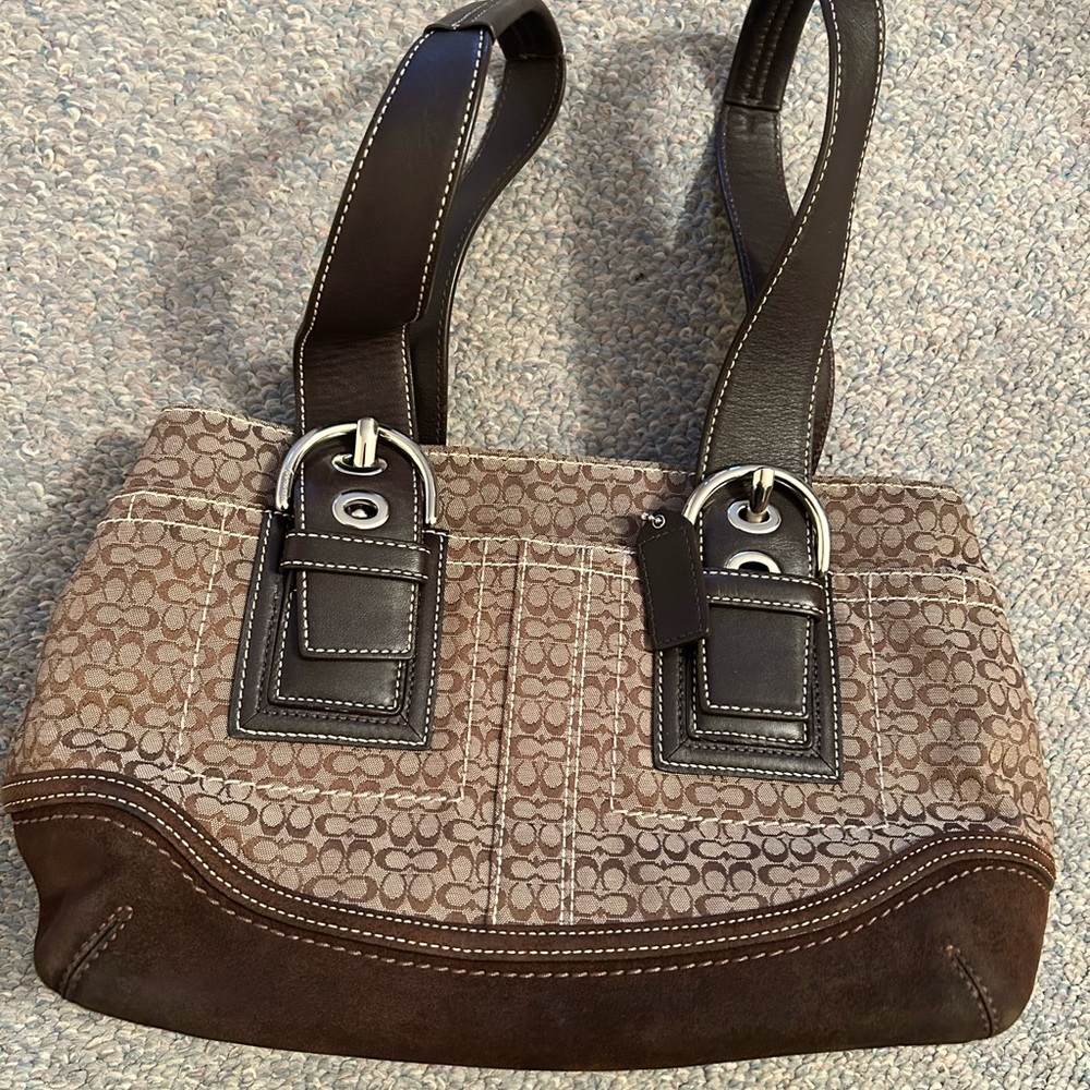 Vintage Coach Tote Bag